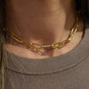 Paper clip choker