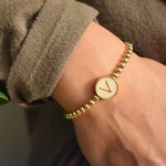 Laureate Initial Bracelet